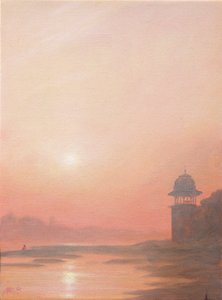 Atardecer en el Yamuna