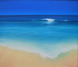 Incoming Wave, 2000 (Óleo sobre lienzo)