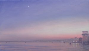 Luna sobre Varanasi