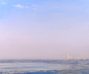 Taj Mahal desde el Fuerte de Agra de Derek Hare