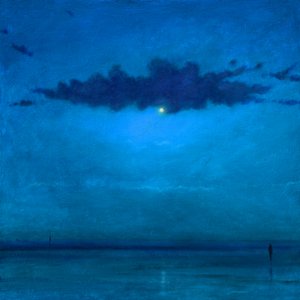 La ilusión de la calma, 2022 (Óleo sobre lienzo) de Derek Hare