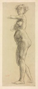 Estudio de una figura femenina de Derwent Lees