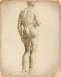 Estudio de una figura masculina de Derwent Lees