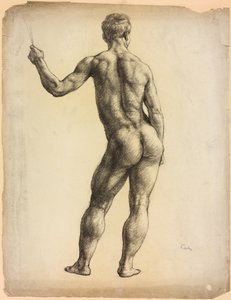 Estudio de una figura masculina de Derwent Lees