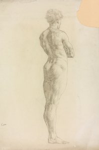 Estudio de una figura masculina de Derwent Lees