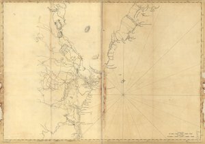(Costa de Nueva Inglaterra desde Cape Elizabeth, Me. hasta Newburyport, Mass. LOC 77693969 de Joseph F. W. Des Barres