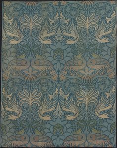 Panel Titulado Pavo Real y Dragón de Designed by William Morris