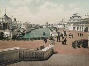Gran Corte, Exposición Trans-Mississippi, 1898 de Detroit Photographic Co.