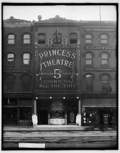 Teatro Princesa, Detroit, c.1900 de Detroit Photographic Co.