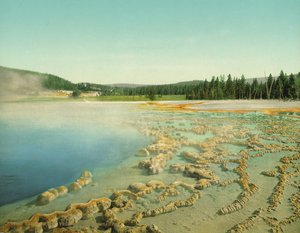 Piscina de Zafiro, Parque Nacional de Yellowstone, c.1902