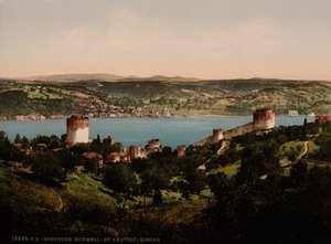 Bósforo, Rumeli y Anadali-Hissar, c.1890-1900 (foto cromática) de Detroit Publishing Co.