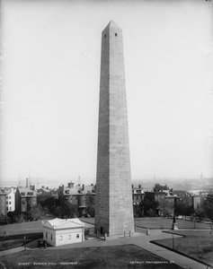 Monumento de Bunker Hill, Charlestown, Massachusetts, c.1890-99 de Detroit Publishing Co.