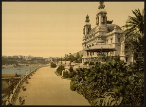 Casino, Monte Carlo, Mónaco, Riviera de Detroit Publishing Co.