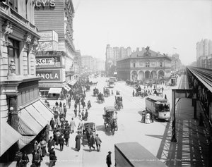 Herald Square, Nueva York, c.1904 de Detroit Publishing Co.