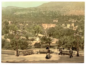 Jardines del Casino de Monte Carlo, Riviera, Mónaco de Detroit Publishing Co.