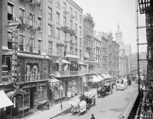 Calle Mott, Chinatown, Nueva York, c.1905 de Detroit Publishing Co.