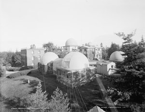 Observatorio, Harvard College, c.1900 (foto en b/n)