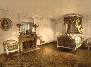 Petit Trianon, Versalles, cámara de María Antonieta, c.1890-1900