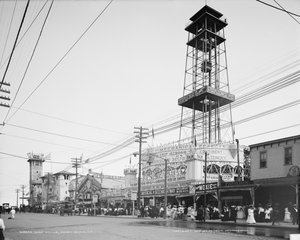 Avenida Surf, Coney Island, c.1904 (foto en b/n)