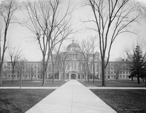 University Hall, Universidad de Michigan, c.1905