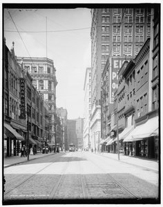 Calle Wood, Pittsburgh, Pa. de Detroit Publishing Co.