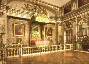 Dormitorio de Luis XIV, Versalles, c.1890-1900