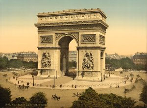 Arco de Triunfo, París, c.1890-1900 de Detroit Publishing Co.