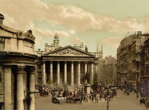 Royal Exchange, Londres, c.1890-1900 de Detroit Publishing Co.