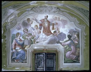 La apoteosis de San Ignacio de Loyola (c.1491-1556) del Refectorio de Diacinto Fabbroni