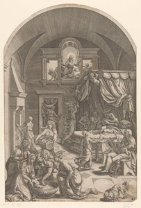 Nacimiento de Juan el Bautista de Diana Mantuana (possibly)