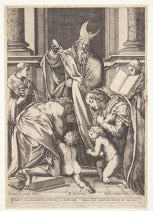 El bautismo de San Eustaquio