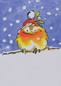 Petirrojo Navideño de Diane Matthes