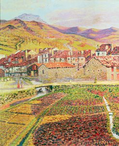 El campo de Diario or Dario de Regoyos y Valdes