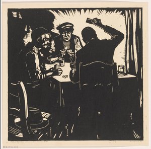 Jugadores de cartas de Dick Ket (signed by artist)
