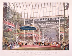 Gran Exposición, Palacio de Cristal, Hyde Park, Londres de Dickinson Brothers