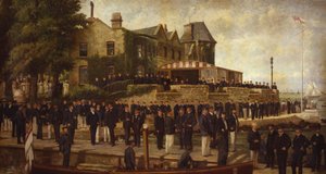 Retrato compuesto de miembros del Royal Yacht Squadron, 1895