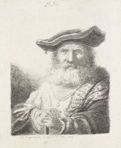 Viejo con boina de Diederik Jan Singendonck