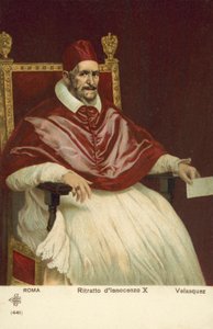 Retrato del Papa Inocencio X de Diego Rodriguez de Silva y (after) Velazquez