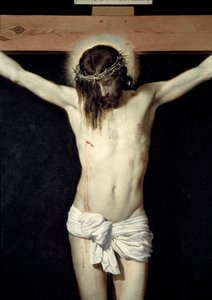 Cristo crucificado (detalle) de Diego Velázquez