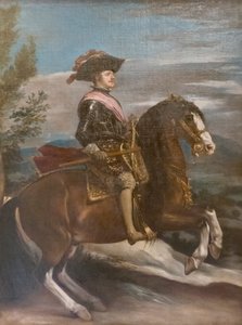 Retrato ecuestre de Felipe IV de Diego Velázquez
