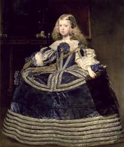 Infanta Margarita Teresa con un vestido azul de Diego Velázquez