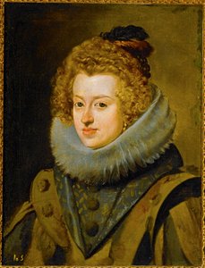 Infanta María, Reina de Hungría ... (pintura sobre lienzo) de Diego Rodriguez de Silva y Velazquez