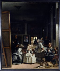 Las Meninas o la familia de Felipe IV de Diego Rodriguez de Silva y Velazquez