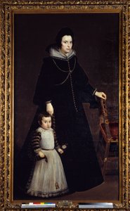 Retrato de Antonia de Ipenarrieta con su hijo Luis de Diego Velázquez