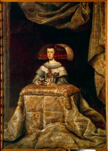 Retrato de Mariana de Austria (1631-1696) en oración de Diego Velázquez
