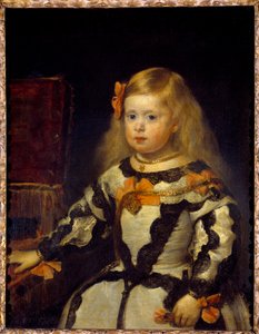 Retrato de la Infanta María Margarita (1651-1673) hija de Felipe IV de Diego Velázquez