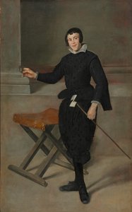 Retrato del bufón Calabazas, c.1631-1632 de Diego Velázquez