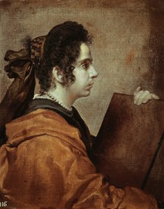 Sibilla (Juana Pacheco), c.1632 (óleo sobre lienzo) de Diego Rodriguez de Silva y Velazquez