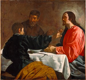 La Cena de Emaús de Diego Rodriguez de Silva y Velazquez