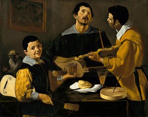 Tres músicos  de Diego Velázquez
